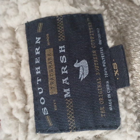 Cozy Sherpa Fleece Pullover, Southern Marsh, Size XS, pre-loved - Picture 4 of 5
